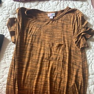LuLaRoe Brown Short Sleeve Tee